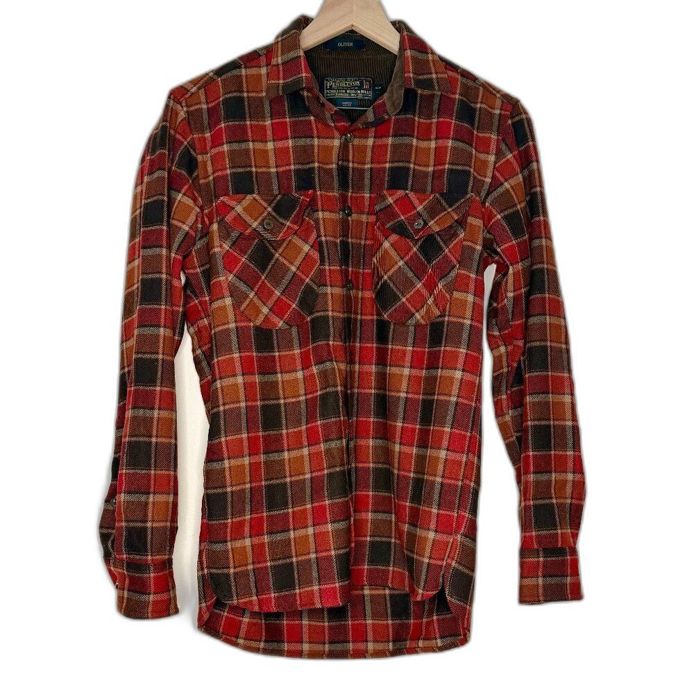 Pendleton 100% Wool Men's Size S Plaid Oliver Shirt